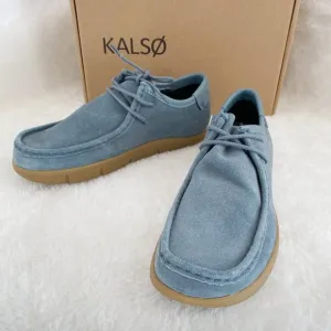 Kalso Women's Earth Shoes, The Chukka, Darby Suede Denim Blue, Size 7.5