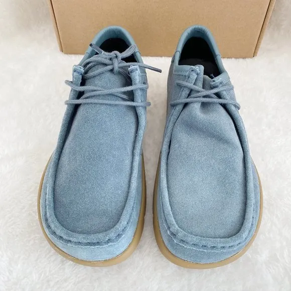 Kalso Women's Earth Shoes, The Chukka, Darby Suede Denim Blue, Size 7.5