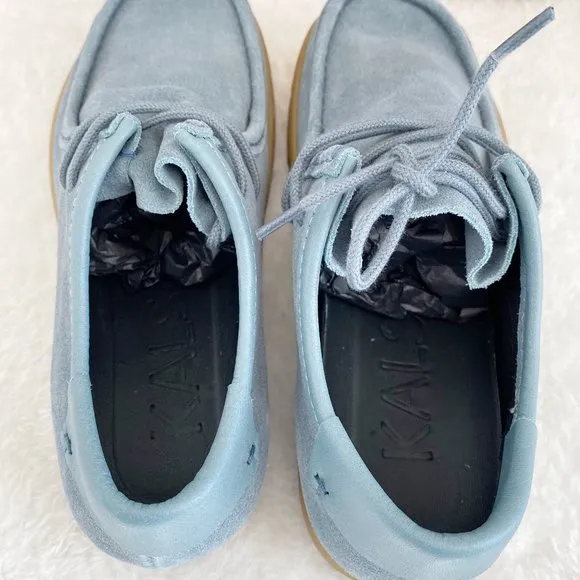 Kalso Women's Earth Shoes, The Chukka, Darby Suede Denim Blue, Size 7.5