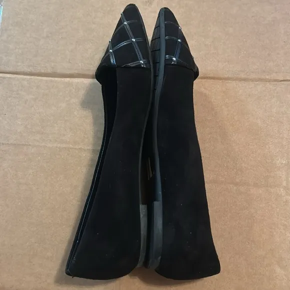 Karl Lagerfeld Black Quilted Women's Shoes size 8.5 like new