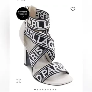 Karl Lagerfeld Careliz Strappy Sandal Soft White Size 9