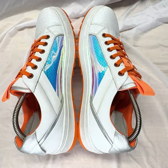 Karl Lagerfeld Men's Iridescent Side Panel Sneakers Shoes Sz 11.5 Casual Comfort