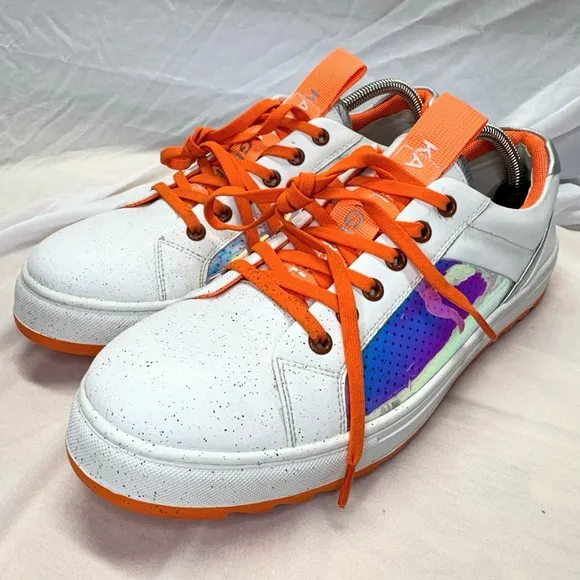 Karl Lagerfeld Men's Iridescent Side Panel Sneakers Shoes Sz 11.5 Casual Comfort