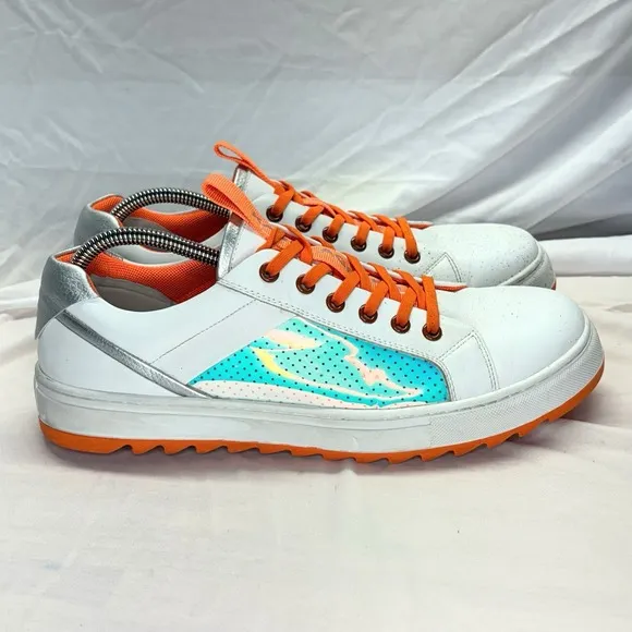 Karl Lagerfeld Men's Iridescent Side Panel Sneakers Shoes Sz 11.5 Casual Comfort