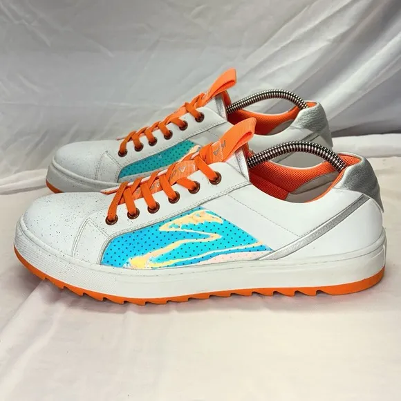 Karl Lagerfeld Men's Iridescent Side Panel Sneakers Shoes Sz 11.5 Casual Comfort
