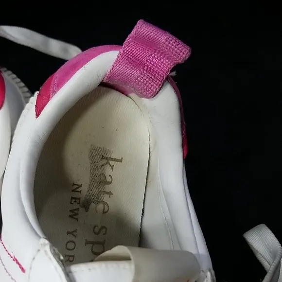 Kate Spade White and Pink Flats