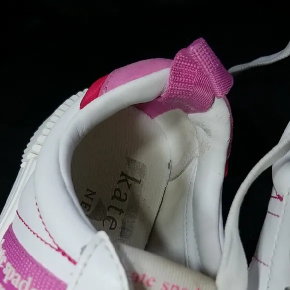 Kate Spade White and Pink Flats