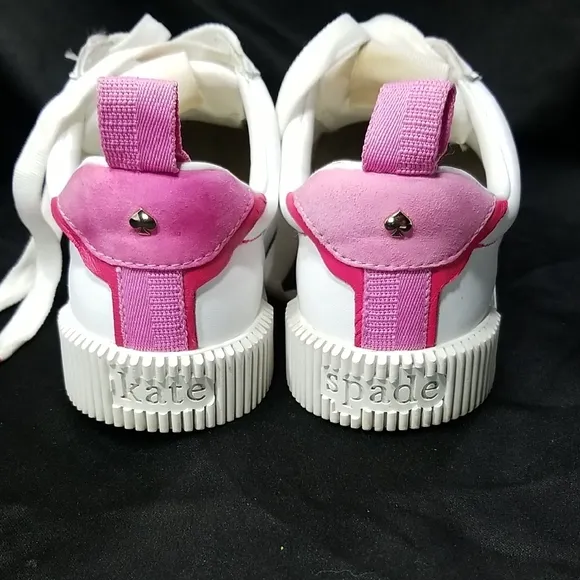 Kate Spade White and Pink Flats