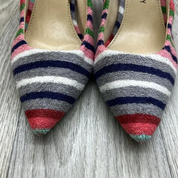Katy Perry Scarlett Stripe Sissy Terry Cloth Pump