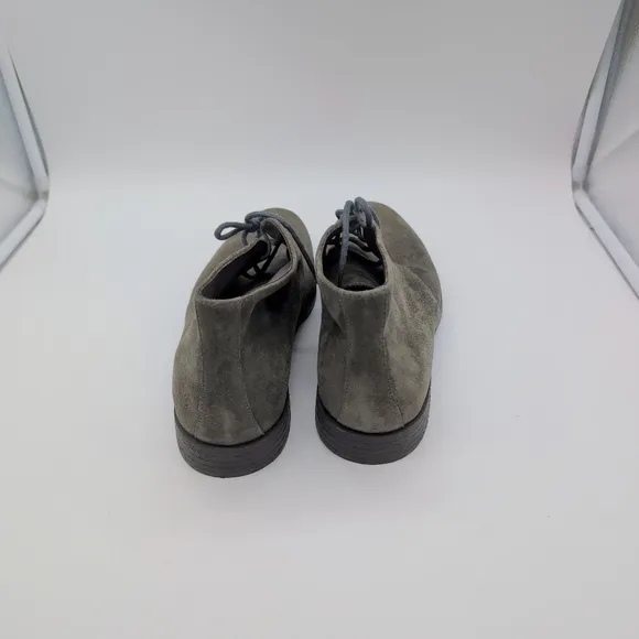 KD KD Men's Suede Lace-Up Beatle Boots Grey Italy Sz 43
