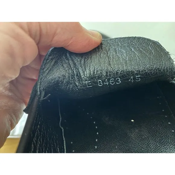 Kech Men Tasseled Loafer Shoes Black 100% Leather Made in Turkey Size 45 US 11.5