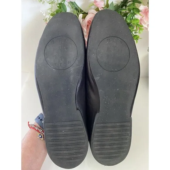 Kech Men Tasseled Loafer Shoes Black 100% Leather Made in Turkey Size 45 US 11.5