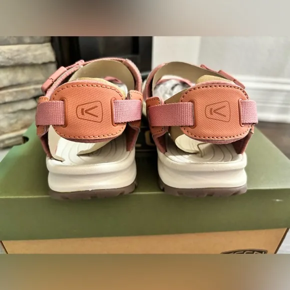 KEEN Terradora II Strappy Open Toe Sandal, Redwood/Pheasant Women Size 9.5 NEW