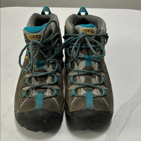 KEEN Women's Hiking Shoes - Brown and Teal