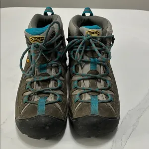 KEEN Women's Hiking Shoes - Brown and Teal