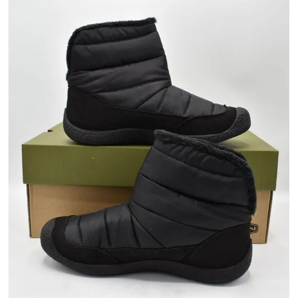 Keen Womens Size 10 Howser Fold Down Black Pull On Shoes