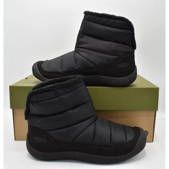 Keen Womens Size 10 Howser Fold Down Black Pull On Shoes