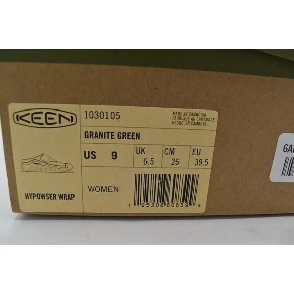 Keen Womens Size 9 Hypowser Wrap Granite Green Shoes