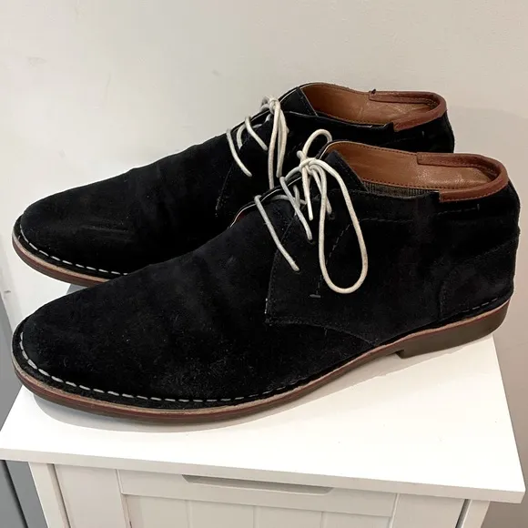 Kenneth Cole reaction navy suede mens shoes. Size 13