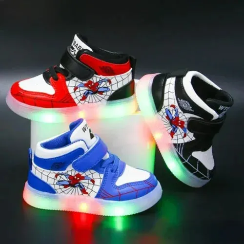 Kids’ Led Light Spider-Man Shoes