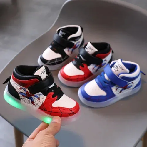 Kids’ Led Light Spider-Man Shoes