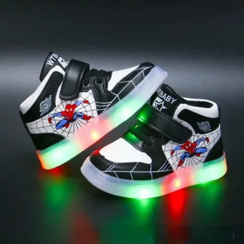 Kids’ Led Light Spider-Man Shoes