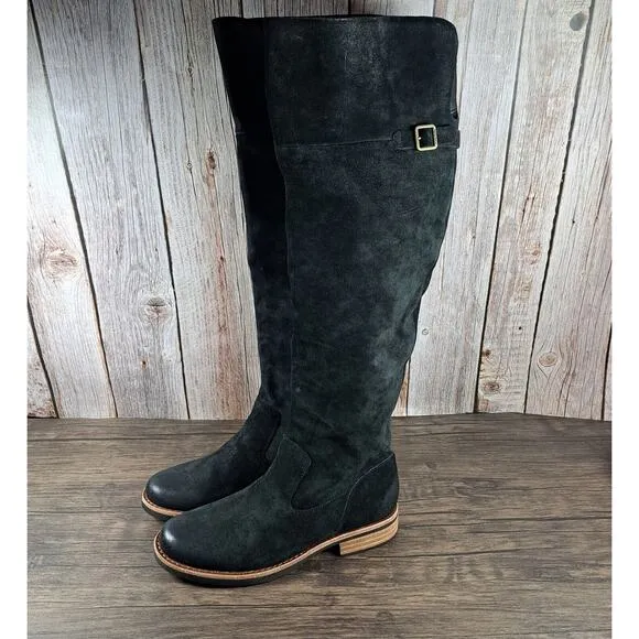 Kork-Ease Addison Soft Hand Finished Distressed Knee High Boots Women's Sz 7 M
