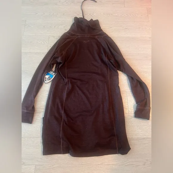 Kuhl W’s Lea Dress Cowl Neck Rhumbholes Outdoor Dress Size XL