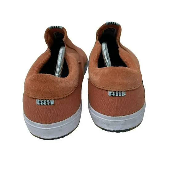 Lakai Owen VLK Skate Shoe Shoes Slip On Mandarin Suede Men's 13 Pale peach suede
