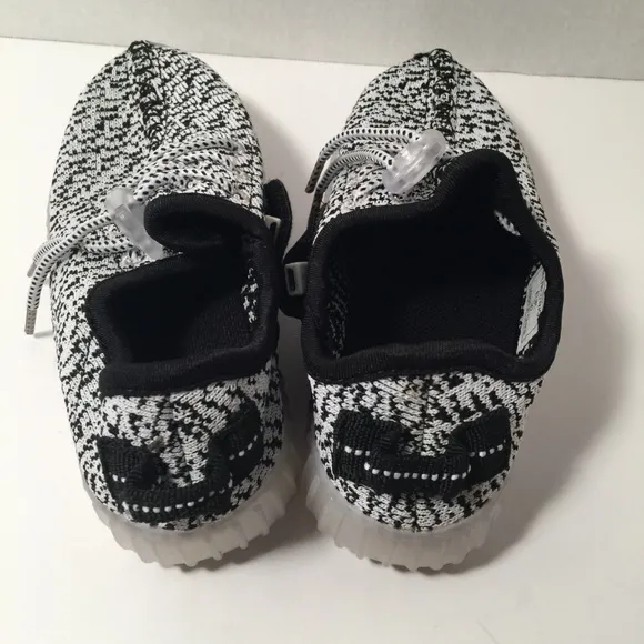 Ledz light up shoe size 13 kids girls black white