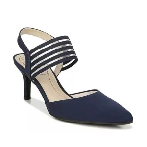 LifeStride Womens Sanya Navy Pumps Dress Heels Shoes 7 M