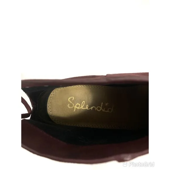 LIKE NEW ANTHROPOLOGIE Splendid Suede Booties Sz 6
