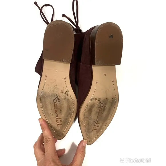 LIKE NEW ANTHROPOLOGIE Splendid Suede Booties Sz 6
