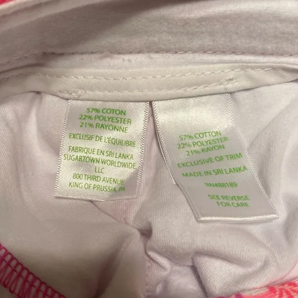 Lilly Pulitzer Moms the Word Buttercup Knit Stretch Shorts Pink Women Size 2 NWT