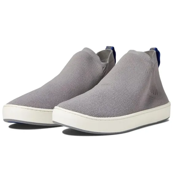 L.L. Bean Eco Bay Knit Chelsea Sneaker Frost Gray Size 10 NEW Machine Washable
