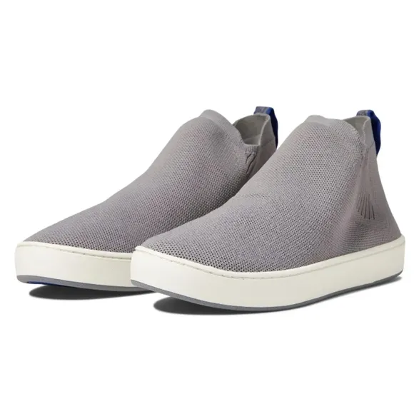 L.L. Bean Eco Bay Knit Chelsea Sneaker Frost Gray Size 10 NEW Machine Washable