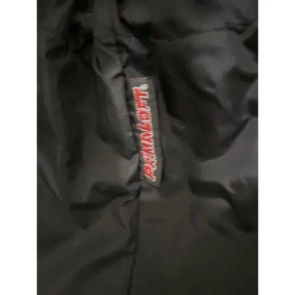 LL Bean Traveler Black Quilted Diamond Stitched Jacket Women’s Size PM