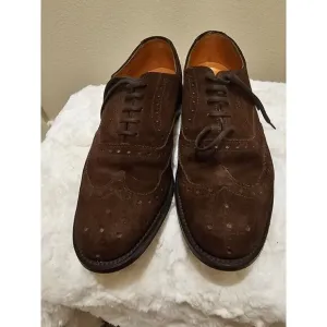 Loake Men's Brown Suede Oxfords Size 6.5