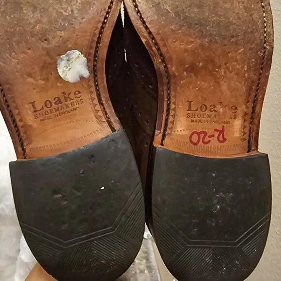 Loake Men's Brown Suede Oxfords Size 6.5