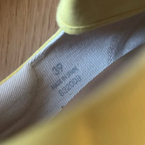 Loewe Women's Yellow Anagram Cloth Shoes