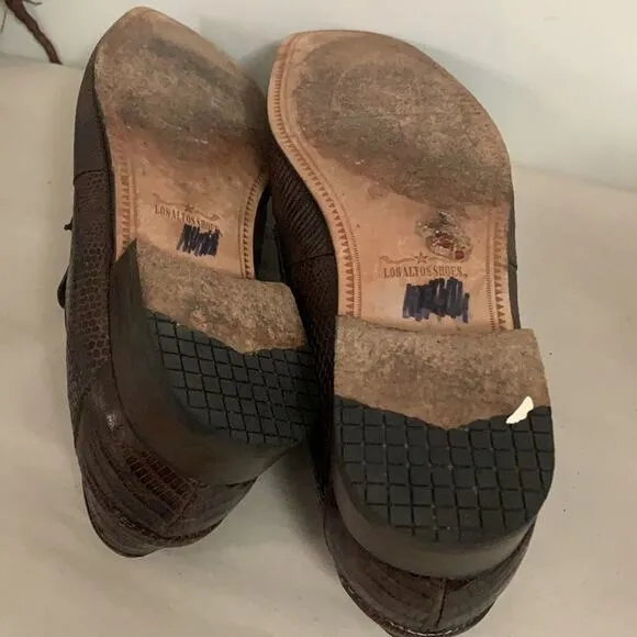 LOS ALTOS EXOTIC GENUINE CROCODILE PENNY LOAFERS‎ SIZE 12