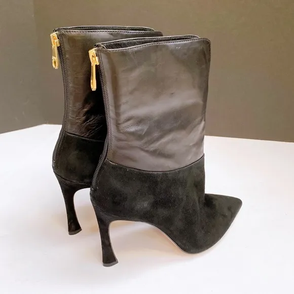 Louis et Cie TAJA MIXED-MATERIAL BOOT 8M ($180)