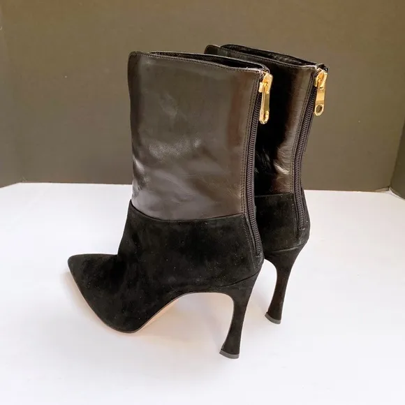Louis et Cie TAJA MIXED-MATERIAL BOOT 8M ($180)