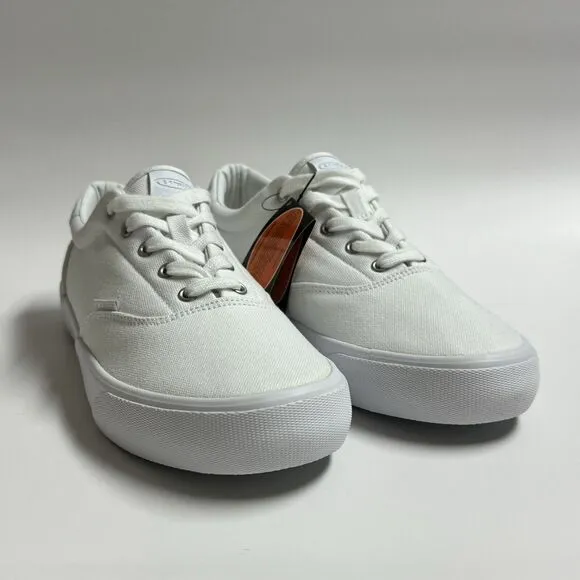 Lugz Flip Lace Up Sneakers Casual Shoes Men's Size 8.5 White MFLIPC-100