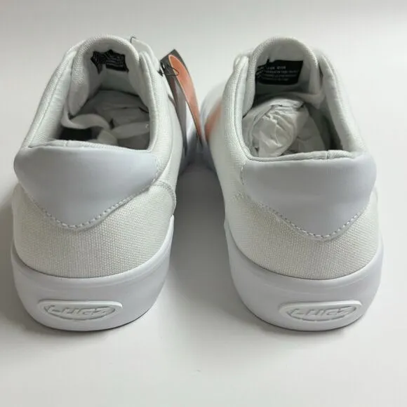 Lugz Flip Lace Up Sneakers Casual Shoes Men's Size 8.5 White MFLIPC-100