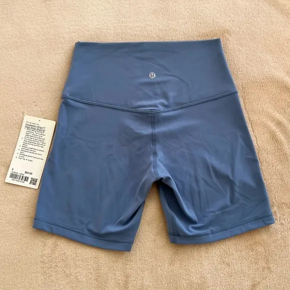 Lululemon Align High-Rise Short 6&quot;Washed DenimSize 6