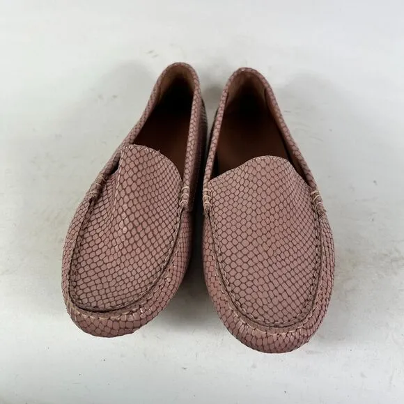 M. Gemi The Felize Due Loafers Women's 9.5 Pink Leather Slip On Comfort Shoes