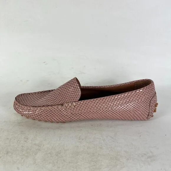 M. Gemi The Felize Due Loafers Women's 9.5 Pink Leather Slip On Comfort Shoes