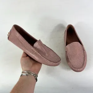 M. Gemi The Felize Due Loafers Women's 9.5 Pink Leather Slip On Comfort Shoes