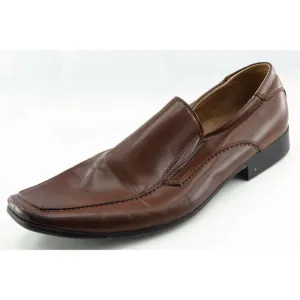 Madden Shoes Sz 12 M‎ Square Toe Brown Loafers Leather Men